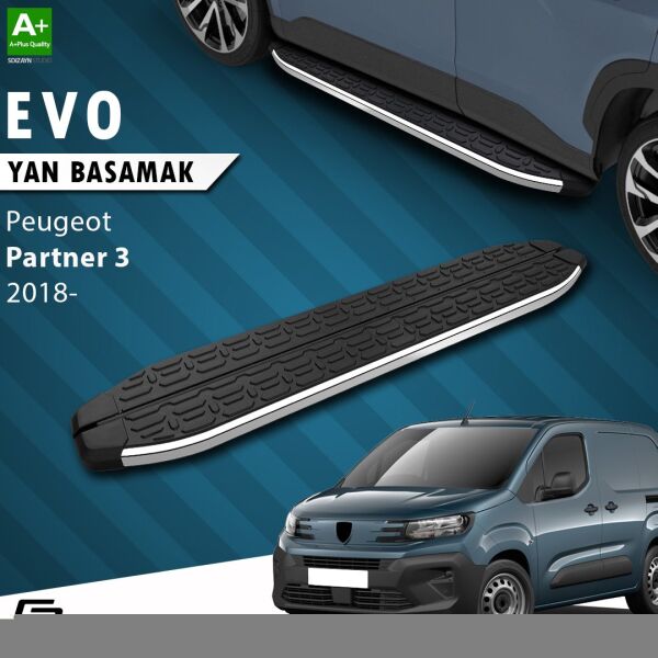 Peugeot Partner 3 Evo Krom Yan Basamak 203 Cm 2018 Üzeri A+ Kalite