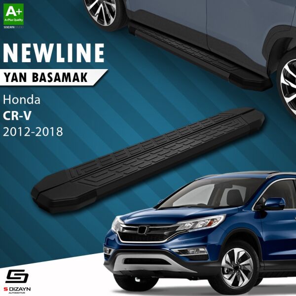Honda CR-V 4 NewLine Siyah Yan Basamak 173 Cm 2012-2018 A+ Kalite