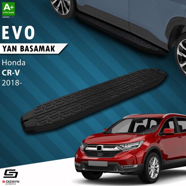 Honda CR-V 5 Evo Siyah Yan Basamak 173 Cm 2018-2023 A+ Kalite