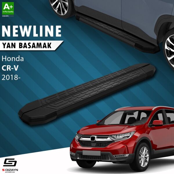 Honda CR-V 5 NewLine Siyah Yan Basamak 173 Cm 2018-2023 A+ Kalite
