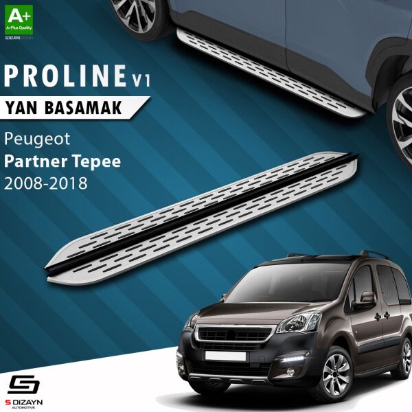 Peugeot Partner 2 Tepee OEM Still Pro V1 Aluminyum Yan Basamak 193 Cm 2008-2018 A+ Kalite