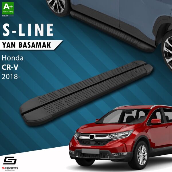 Honda CR-V 5 S-Line Siyah Yan Basamak 173 Cm 2018-2023 A+ Kalite