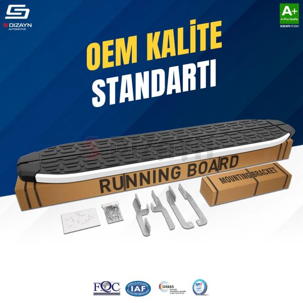 Peugeot Rifter Uzun Şase Evo Aluminyum Yan Basamak 213 Cm 2019 Üzeri A+ Kalite