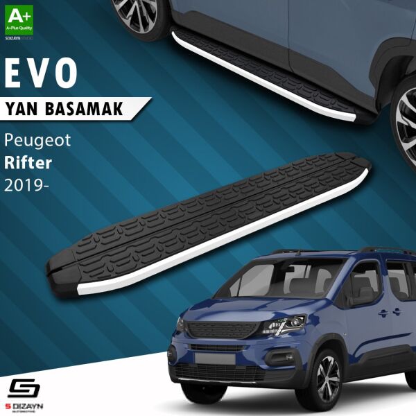 Peugeot Rifter Evo Aluminyum Yan Basamak 203 Cm 2019 Üzeri A+ Kalite