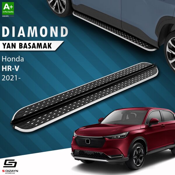 Honda HR-V 3 Diamond Krom Yan Basamak 173 Cm 2021 Üzeri A+ Kalite