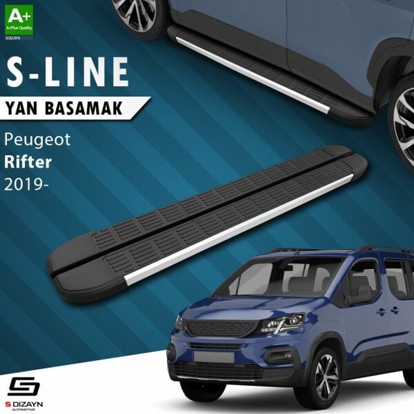 Peugeot Rifter S-Line Aluminyum Yan Basamak 203 Cm 2019 Üzeri A+ Kalite