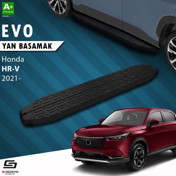 Honda HR-V 3 Evo Siyah Yan Basamak 173 Cm 2021 Üzeri A+ Kalite