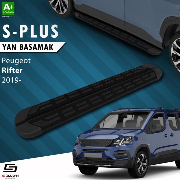 Peugeot Rifter S-Plus Siyah Yan Basamak 203 Cm 2019 Üzeri A+ Kalite