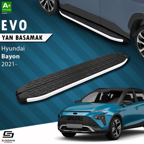 Hyundai Bayon Evo Aluminyum Yan Basamak 173 Cm 2021-2024 A+ Kalite
