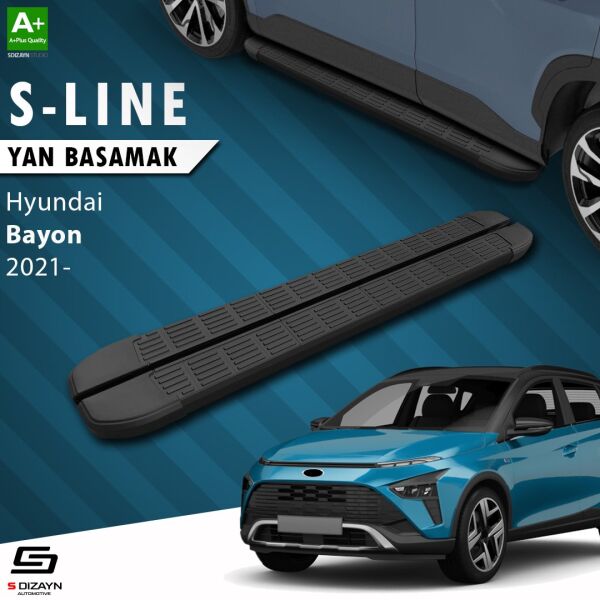 Hyundai Bayon S-Line Siyah Yan Basamak 173 Cm 2021-2024 A+ Kalite