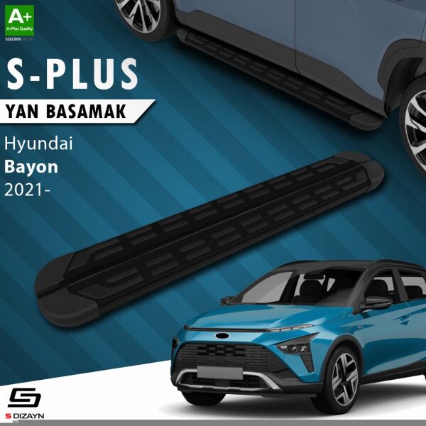 Hyundai Bayon S-Plus Siyah Yan Basamak 173 Cm 2021-2024 A+ Kalite