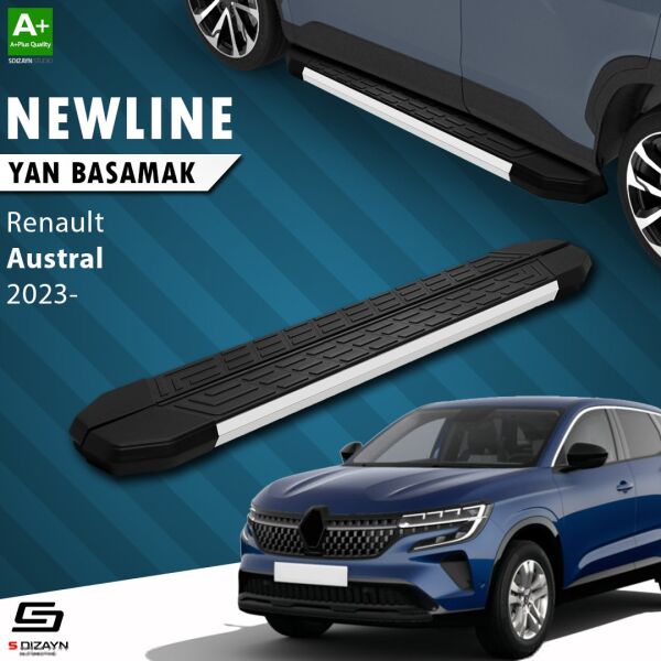 Renault Austral NewLine Aluminyum Yan Basamak 183 Cm 2023 Üzeri A+ Kalite