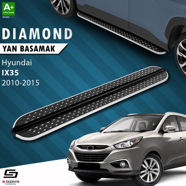 Hyundai IX-35 Diamond Krom Yan Basamak 173 Cm 2010-2015 A+ Kalite