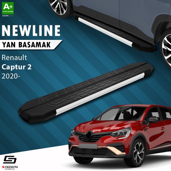 Renault Captur 2 NewLine Aluminyum Yan Basamak 183 Cm 2020 Üzeri A+ Kalite