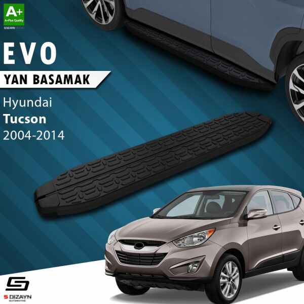 Hyundai Tucson 2 Evo Siyah Yan Basamak 173 Cm 2004-2014 A+ Kalite