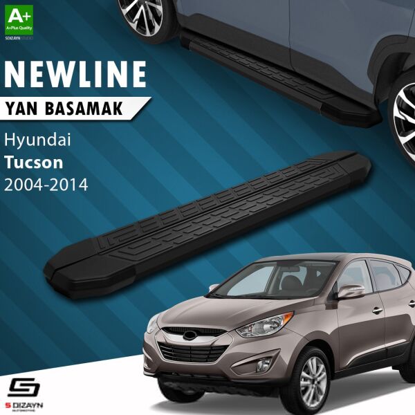Hyundai Tucson 2 NewLine Siyah Yan Basamak 173 Cm 2004-2014 A+ Kalite