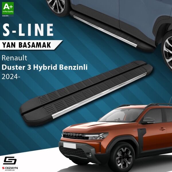 Renault Duster 3 Hybrid Benzinli S-Line Krom Yan Basamak 183 Cm 2024 Üzeri A+ Kalite