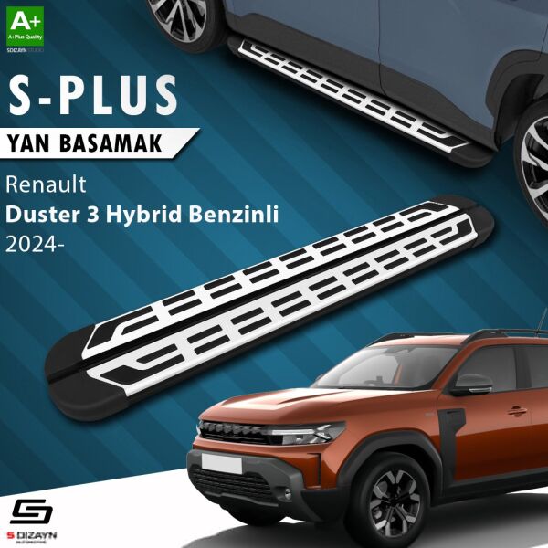 Renault Duster 3 Hybrid Benzinli S-Plus Gri Yan Basamak 183 Cm 2024 Üzeri A+ Kalite
