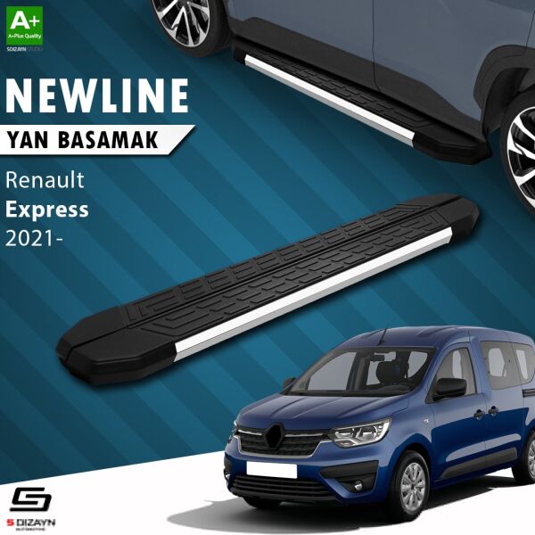 Renault Express NewLine Krom Yan Basamak 203 Cm 2021 Üzeri A+ Kalite