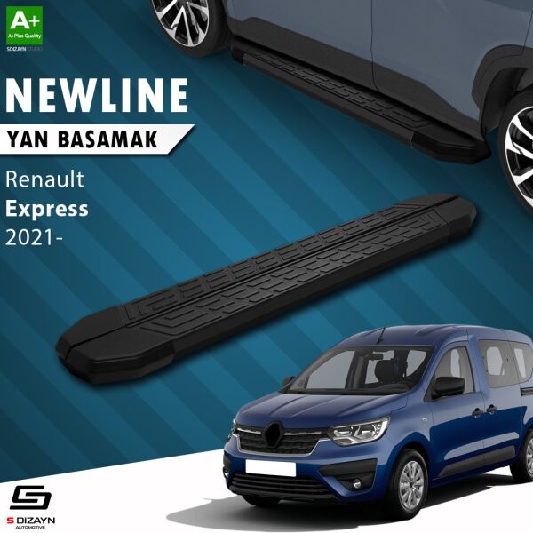 Renault Express NewLine Siyah Yan Basamak 203 Cm 2021 Üzeri A+ Kalite