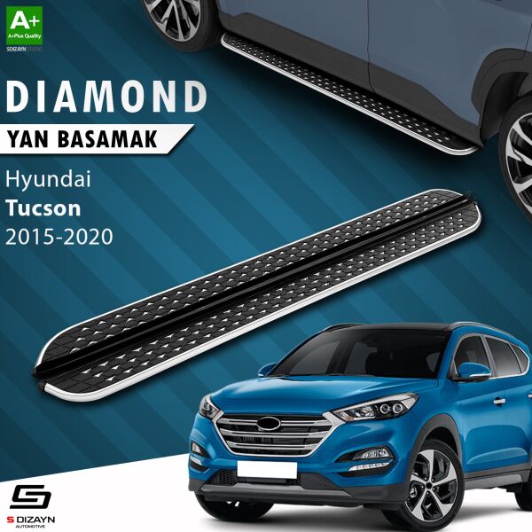 Hyundai Tucson 3 Diamond Krom Yan Basamak 173 Cm 2015-2020 A+ Kalite