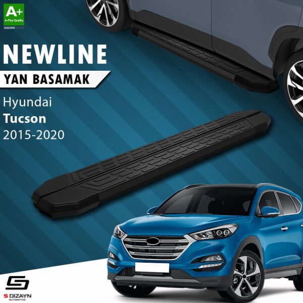 Hyundai Tucson 3 NewLine Siyah Yan Basamak 173 Cm 2015-2020 A+ Kalite