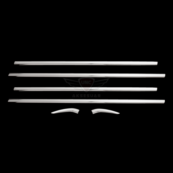 Peugeot 301 Cam Çıtası Formlu 2012- Paslanmaz Çelik