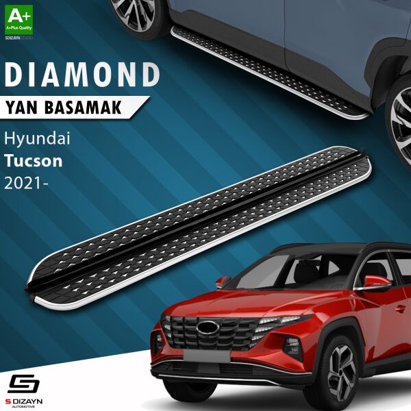 Hyundai Tucson 4 Diamond Krom Yan Basamak 173 Cm 2021-2024 A+ Kalite