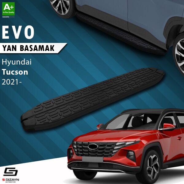 Hyundai Tucson 4 Evo Siyah Yan Basamak 173 Cm 2021-2024 A+ Kalite