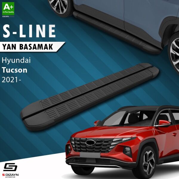 Hyundai Tucson 4 S-Line Siyah Yan Basamak 173 Cm 2021-2024 A+ Kalite