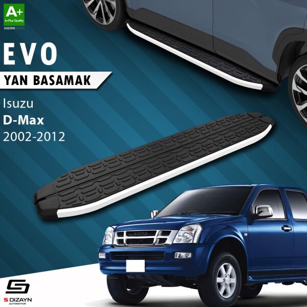 Isuzu D-Max Evo Aluminyum Yan Basamak 203 Cm 2002-2012 A+ Kalite