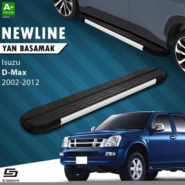 Isuzu D-Max NewLine Aluminyum Yan Basamak 203 Cm 2002-2012 A+ Kalite