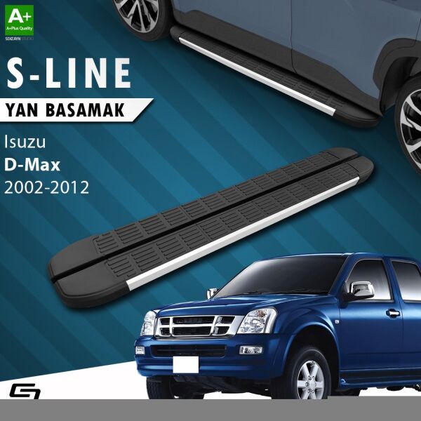 Isuzu D-Max S-Line Aluminyum Yan Basamak 203 Cm 2002-2012 A+ Kalite