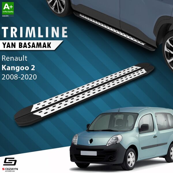 Renault Kangoo 2 Uzun Şase TrimLine Gri Yan Basamak 230 Cm 2008-2020 A+ Kalite