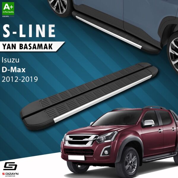 Isuzu D-Max 2 S-Line Aluminyum Yan Basamak 203 Cm 2012-2019 A+ Kalite